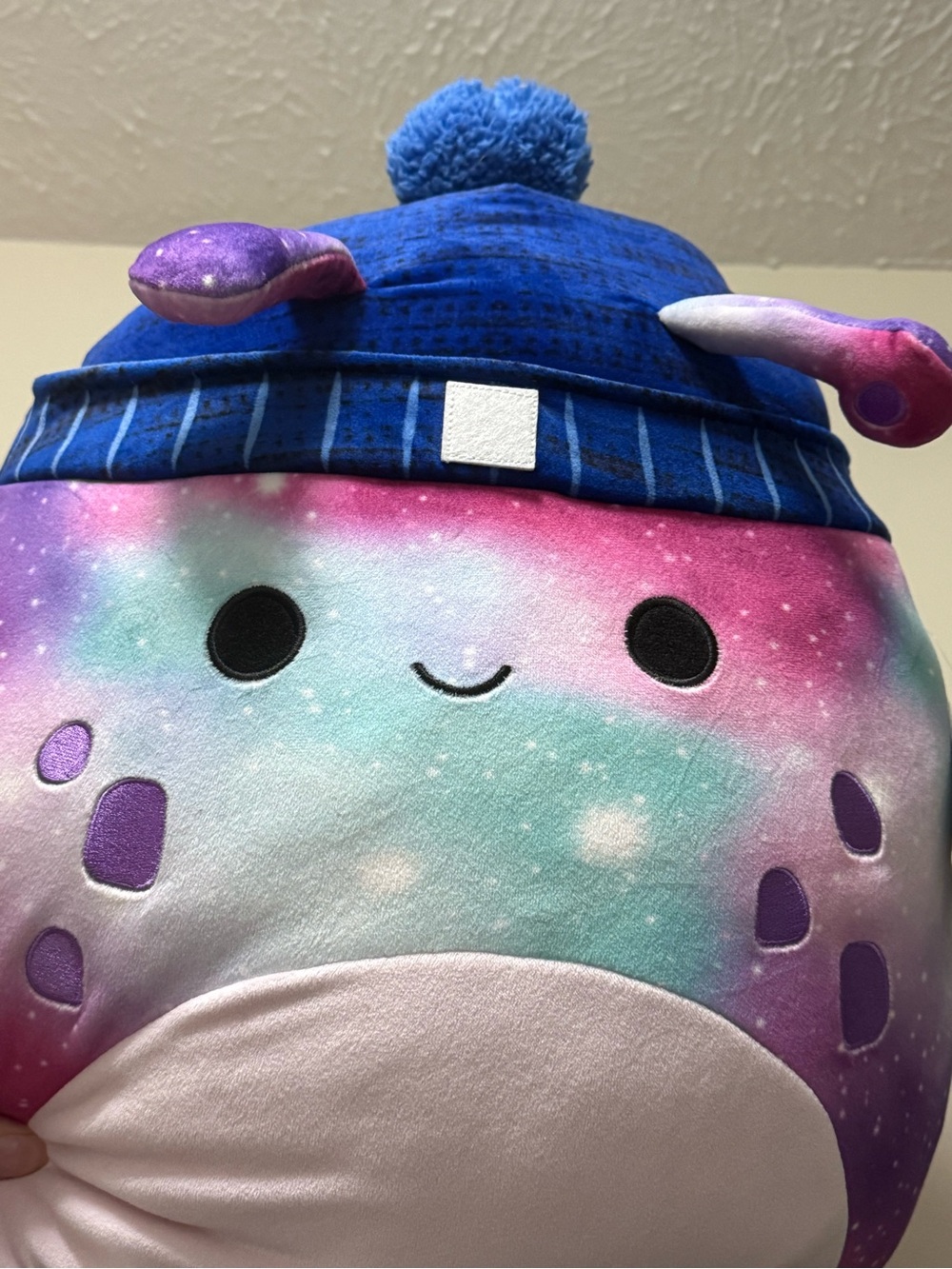 Squishmallows Galaxy Sea Creature Plush - Blue Hat, Pink & Teal Body that’s rare